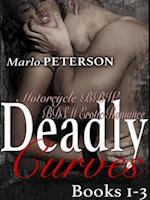 Deadly Curves #1-3: A Motorcycle BBW BDSM Erotic Romance