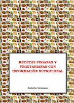 Recetas veganas y vegetarianas con información nutricional