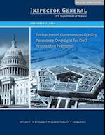 Evaluation of Government Quality Assurance Oversight for Dod Acquisition Programs