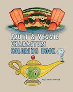 Fruit & Veggie Characters Coloring Book