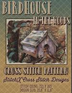 Birdhouse in the Woods Cross Stitch Pattern