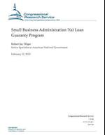 Small Business Administration 7(a) Loan Guaranty Program