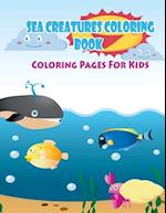 Coloring Pages For Kids Sea Creatures Coloring Book