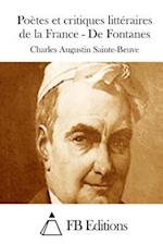 Poètes Et Critiques Littéraires de la France - de Fontanes