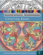 Butterflies Mandala Coloring Book