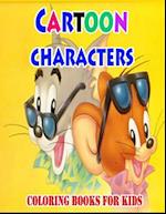 Cartoon Characters Coloring Books For Kids