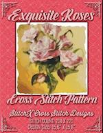 Exquisite Roses Cross Stitch Pattern