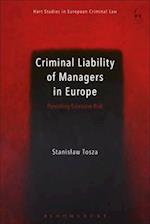 Criminal Liability of Managers in Europe