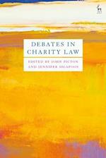 Debates in Charity Law