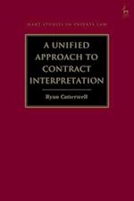 A Unified Approach to Contract Interpretation