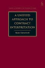 A Unified Approach to Contract Interpretation