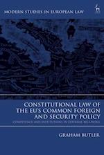 Constitutional Law of the EU's Common Foreign and Security Policy: Competence and Institutions in External Relations 