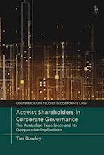 Activist Shareholders in Corporate Governance