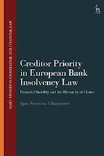 Creditor Priority in European Bank Insolvency Law