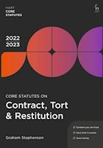 Core Statutes on Contract, Tort & Restitution 2022-23
