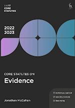 Core Statutes on Evidence 2022-23