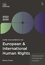 Core Documents on European & International Human Rights 2022-23