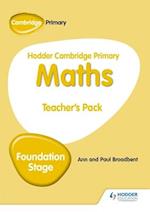 Hodder Cambridge Primary Maths Teacher's  Pack Foundation Stage