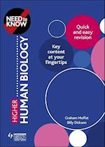 Need to Know: Higher Human Biology