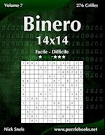 Binero 14x14 - Facile À Difficile - Volume 7 - 276 Grilles