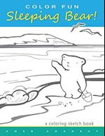 Color Fun Sleeping Bear! a Coloring Sketch Book