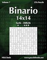 Binario 14x14 - Da Facile a Difficile - Volume 7 - 276 Puzzle