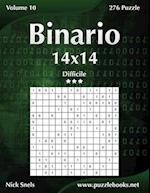 Binario 14x14 - Difficile - Volume 10 - 276 Puzzle
