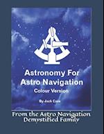 Astronomy for Astro Navigation