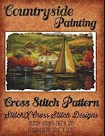 Countryside Painting Cross Stitch Pattern