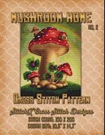 Mushroom Home 2 Cross Stitch Pattern