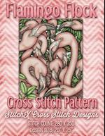 Flamingo Flock Cross Stitch Pattern