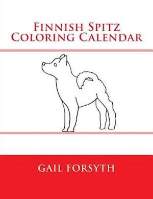 Finnish Spitz Coloring Calendar