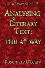 Analysing a Literary Text the A* Way