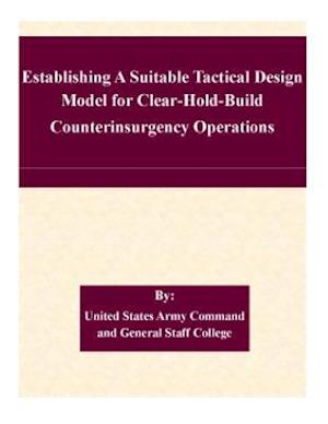 Establishing a Suitable Tactical Design Model for Clear-Hold-Build Counterinsurgency Operations