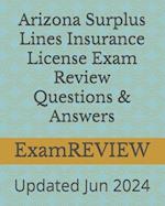 Arizona Surplus Lines Insurance License Exam Review Questions & Answers