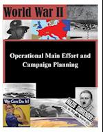 Operational Main Effort and Campaign Planning