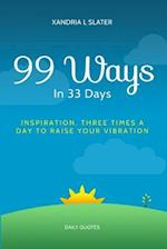 99 Ways in 33 Days