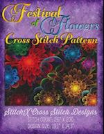 Festival of Flowers Cross Stitch Pattern