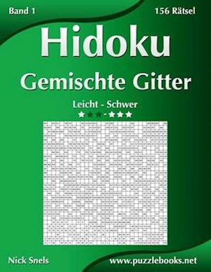 Hidoku Gemischte Gitter - Leicht Bis Schwer - Band 1 - 156 Rätsel