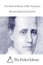 The Poetical Works of Mrs. Leprohon