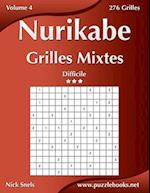 Nurikabe Grilles Mixtes - Difficile - Volume 4 - 276 Grilles