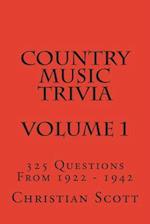 Country Music Trivia - Volume 1