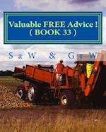 Valuable Free Advice ! ( Book 33 )