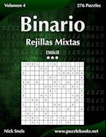 Binario Rejillas Mixtas - Dificil - Volumen 4 - 276 Puzzles