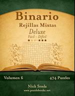 Binario Rejillas Mixtas Deluxe - de Facil a Dificil - Volumen 6 - 474 Puzzles