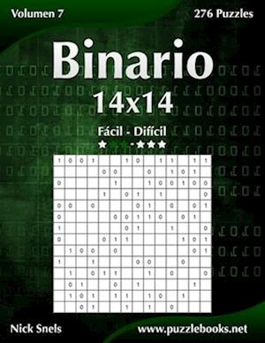 Binario 14x14 - de Fácil a Difícil - Volumen 7 - 276 Puzzles