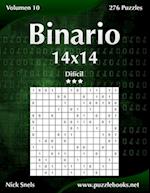 Binario 14x14 - Dificil - Volumen 10 - 276 Puzzles