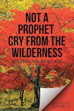 Not a Prophet Cry from the Wilderness