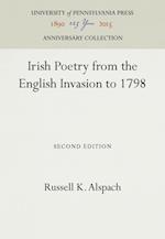 Irish Poetry from the English Invasion to 1798