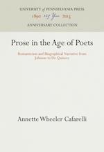 Prose in the Age of Poets
